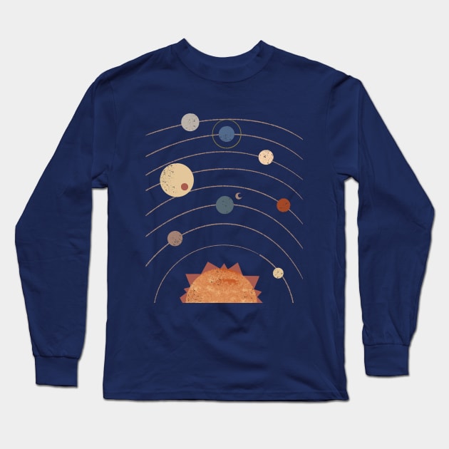 Equal Orbit Long Sleeve T-Shirt by Renea L Thull